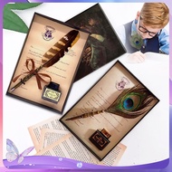 Cute Feather Pen Feather Pen Feather Quill Dip Pen Feather Complete Set