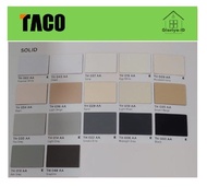 TACO HPL-SOLID COLOR-AA/TACO HPL WARNA PUTIH-KREM-HITAM-ABU