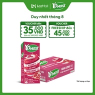 Thùng 48 Hộp Sữa Chua Lên Men Tự Nhiên Yomost Hương Lựu 170ml (48x170ml)