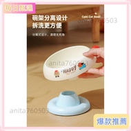 Taiwan Large-Caliber Pet Bowl Stainless Steel Cat Anti-Slip Multiple Amine Color Matching Dog Anti-B
