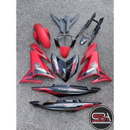 COVERSET BODYSET Y15 Y15ZR YSUKU V2 MDRM3 B17B 100% ORIGINAL HLY RED MATTE BLACK TITAN 2021 HONG LEO