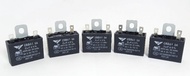 (แพ็ค5ตัว) คาปาซิเตอร์พัดลม 2 uf/400v แค๊ปพัดลม CAP Hatari capacitor พัดลมฮาตาริ capa รุ่นขาเสียบ 2