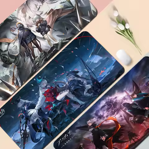 Arknights Gabinete Mousepad Boy Pad Natural Rubber Gaming Mousepad Desk Mat Size For Gameing World O