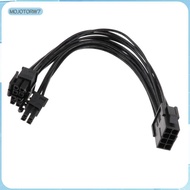[mojotorw7] 20cm CPU 8 Pin to 8+4Pin Power Supply Splitter Adapter Cord Extension Cable