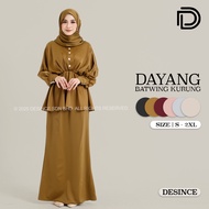 🇲🇾 DESINCE Baju Raya Women Dayang Batwing Kurung Baju Kurung Wanita WW 018