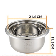 High Quality 3L 304 Stainless Steel Rice Cooker Inner Container Non Stick Cooking Pot Replacement Es