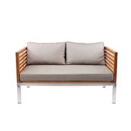 MADE OF GRADE A KILN DRIED PLANTATION TEAK WOOD AND GRADE 304 STAINLESS STEEL AND LOW MAINTENANCE AC
