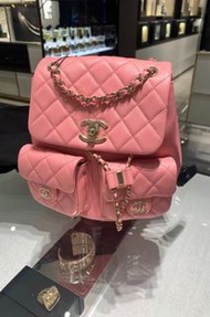 Chanel 23A duma backpack 粉紅色背包背囊｜全新正版正貨