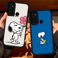 S127 Snoopy Casing for Realme 14 14T 14X C71 C73 5s C2s C75 5 C17 C2 5i Narzo 10A 20A 7i 9i 6i 10 bl