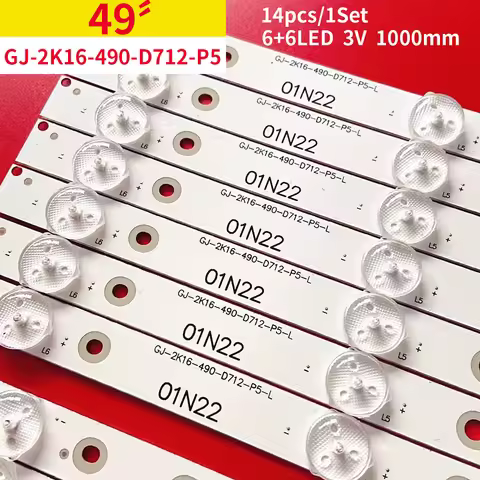 LED backlight strip for 49" TV 49PUS6401 49PUH6101 49PUS6561 49pus6551 LB49016 V1_00 LB-PF3030-GD2P6
