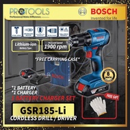 Bosch 18V GSR185-LI / GSR 185-LI Cordless Drill Driver 18V - package - 12 month warranty [ BOSCH COR