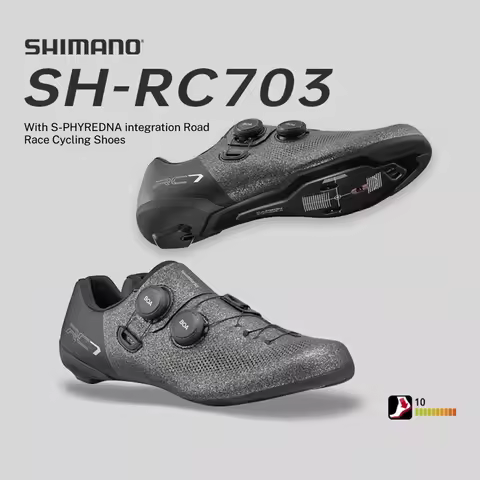 SHIMANO RC703 Road Cycling Shoes Carbon Sole SPD-SL Cleats Compatible Professional Road Bike Lock Sh