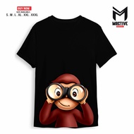 CURIOUS GEORGE FACE DISTRO T-SHIRT - MEN'S TOP - MEN'S AND CHILDREN'S STREETWEAR TSHIRT - MEN'S DIST