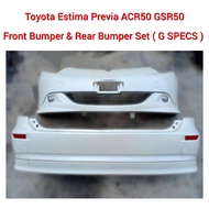 🇯🇵🇯🇵 Toyota Estima G Specs ACR50 GSR50 06-08 Years Front Bumper With Fog Lamp &amp; Lip / Bumper Depan ( G Model )