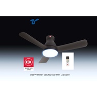 KDK U48FP-BK 48'' Ceiling fan with led light