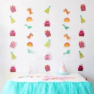 [SG Stock] Party Hanging Decoration Soccer Birthday Pirate Flower Racing F1 Present Dino Spaceship R