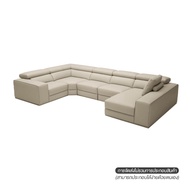 KUKA โซฟาเซต/L KYNA LT-BG >365x220x70/90