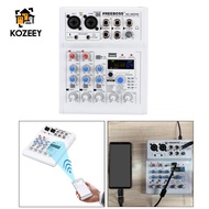 [KOZEEY] Live Streaming DC-5V Audio Mixer Mixing Console Computer Karaoke Small