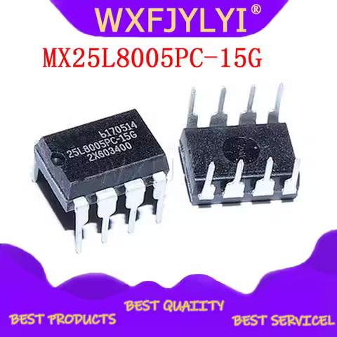 5pcs/lot MX25L8005PC-15G MX25L8005PC DIP-8 8MBit 1MB SPI FLASH BIOS flash memory chip