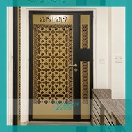 Islamic Design Laser cut Gate – Gold LCG004