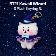 RJ Wizard Plush Keyring S Size | BT21 Minini Doll Bag Charm | Cute K-Pop Character Key Holder