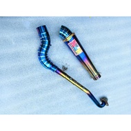 Nlk Pipe canister contour open specs exhaust Pipe for Wave 125 Xrm 110/125 Wave 100/110/115 Rs125 Fu