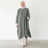 baju gamis wanita syar'i muslim remaja gamis wanita 2021 - 1
