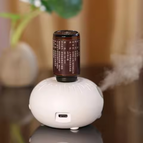 Mini Aromatherapy Diffuser Car Aroma Diffuser Portable Rechargeable Waterless Aromatherapy Diffuser 