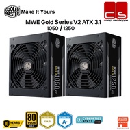 Cooler Master MWE Gold 1050 | 1250 V2 ATX 3.1 Fully Modular 80 PLUS Gold Certified ATX Power Supply 