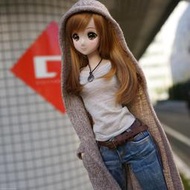 【可汀★Smart Doll】針織外套 Hoodie Knit Coat (Rusty Brown) ★原廠代理實體店★