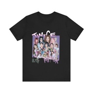 Twice This Is ForKpop TWICE T-Shirt TWICE World TOUR T Shirt Cotton Tee-shirt Short Sleeve for Women