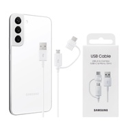 SAMSUNG S23系列 1.5M白 / Type C &amp; Micro USB 原廠二合一傳輸線DG930 (公司貨)