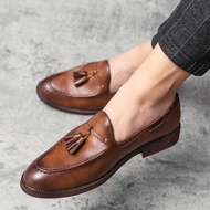 Men Casual Classic Leather Shoes Retro Luxury Formal Shoes Englend Leather Shoes
