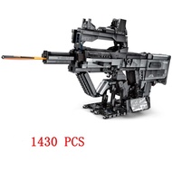 Compatible with LEGO 1430 PCS kỹ thuật súng chuyên gia sáng tạo mô hình xây dựng vũ khí quân sự bắn 