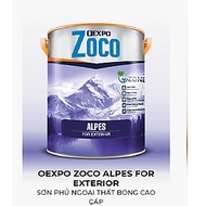 OEXPO ZOCO ALPES FOR EXTERIOR – SƠN PHỦ NGOẠI THẤT BÓNG CAO CẤP- OZ80141