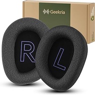 Geekria Comfort Mesh Fabric Replacement Ear Pads for Logitech G522 Lightspeed Wireless Headphones Ea