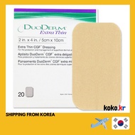 Convatec DuoDerm Extra Thin  2 x 4 in 5 x 10 cm 5PCS / 20PCS Hydrocolloid Dressing Set with FREEBIES 187900