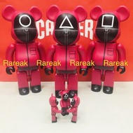 Medicom Bearbrick 2022 Netflix Squid Game Guard 400% + 100% be@rbrick set 魷魚遊戲 守衛 ⭕️ 🔺 🔲