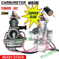 (Offer) Carburetor RXZ 27.5mm, 30mm Copper Slider Carburetor ORI MIKUNI JAPAN