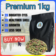 PETSEE LT20 Tortoise Food 陆龟粮 陸龜粮 Tortoise Pellet Sulcata Food Reptile Food Tortoise Pallet 陸龜食物 Mak