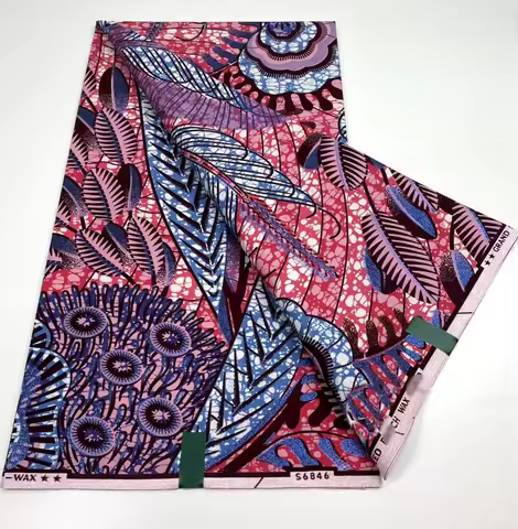 Nigerian Veritable Dutch Super Good Grand Wax African Real Wax 6 Yards Ankara Fabrics Sewing Lady Dr
