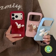 New Year Wool felt Pony Phone Case For Vivo Y39 Y38 Y37 Pro Y36 Y58 Y56 Y55 Y78 Plus Y77 Y77E Y76S Y