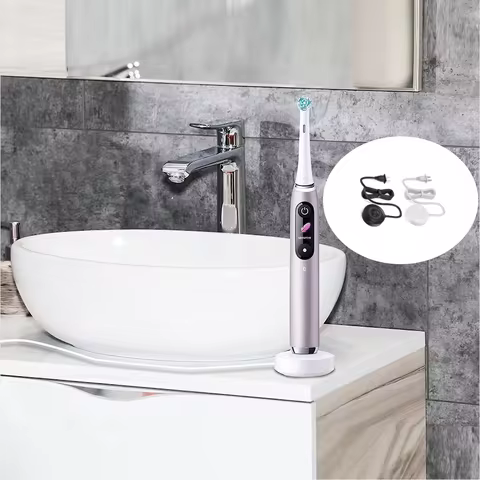Electric toothbrush charger magnetic charging station for Braun Oral B IO 3768 toothbrush replacemen