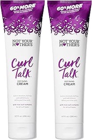 Not Your Mother's Curl Talk Defining Cream (2-Pack) - 9.7 fl oz - Definition for Curly Hair - Moistu