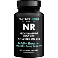 Nature Diet NR, 300 mg de Riboside de Nicotinamide, NAD+ Booster