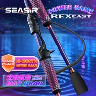 Seasir Rexcast 20KG MAX Drag 15 month warranty Fishing Rod Long Cast Carbon Fiber Zirconia Guide Rin