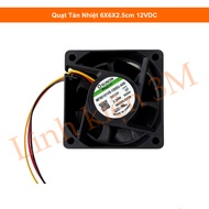 HEATSINK FAN 6X6X2.5CM 12VDC