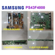 SAMSUNG Plasma TV PS43F4000 43F4000 Power Board P43LF_DDY BN44-00597A Main Board E88441MV-0 YSUS Y-B