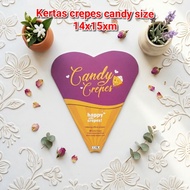 Candy crepes retail height 15.5 cm x width 14 cm box