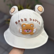 Baby hat (6 months - 4 years old), beautiful soft and fashionable Baby Bear children's hat (Real pho